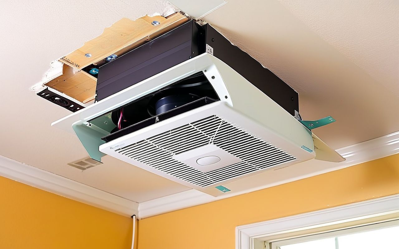 Простая замена вентилятора в ванной